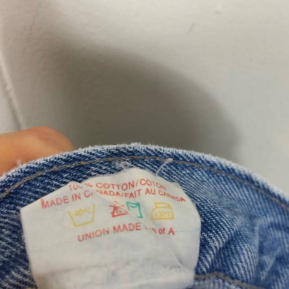 Vintage Two Tone Tie Dye High Waisted Denim Jeans Sz 27 - Picture 11 of 11